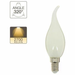 XANLITE - Ampoule à Filament LED Flamme Coup De Vent, Culot E14, 4W Cons. (40W Eq.), Lumière Blanche Chaud - RFV470FCO 8 XANLITE - Ampoule à Filament LED Flamme Coup De Vent, Culot E14, 4W Cons. (40W Eq.), Lumière Blanche Chaud - RFV470FCO -Pas Cher Ampoule LED Boutique 47378295 3