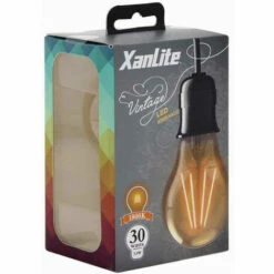 XANLITE - Ampoule LED (A60) / Vintage Au Verre Ambré, Culot E27, 3,8W Cons. (30W Eq.), 350 Lumens, Lumière Blanc Chaud - RFDE400GA 10 XANLITE - Ampoule LED (A60) / Vintage Au Verre Ambré, Culot E27, 3,8W Cons. (30W Eq.), 350 Lumens, Lumière Blanc Chaud - RFDE400GA -Pas Cher Ampoule LED Boutique 47378307 4