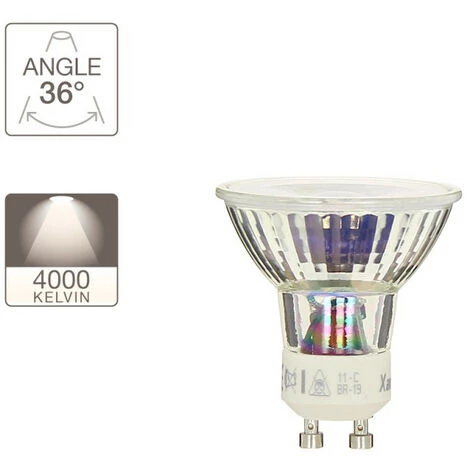 XANLITE - Ampoule LED Spot, Culot GU10, 5W Cons. (50W Eq.), Lumière Blanche Neutre - VG50SCW 7 XANLITE - Ampoule LED Spot, Culot GU10, 5W Cons. (50W Eq.), Lumière Blanche Neutre - VG50SCW – Image 5