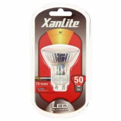 XANLITE - Ampoule LED Spot, Culot GU10, 5W Cons. (50W Eq.), Lumière Blanc Chaud - VG50S -Pas Cher Ampoule LED Boutique 47378369 3