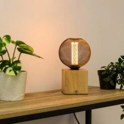 XANLITE - Ampoule Déco Cage Boule Noir, Culot E27, Hologramme, Blanc Chaud - RFDHE150BCAN -Pas Cher Ampoule LED Boutique 47378402 4