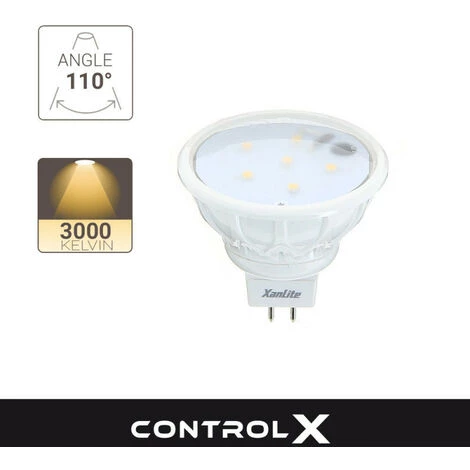 XANLITE - Ampoule LED Spots, Culot GU5.3, 2,7W Cons. (35W Eq.), Lumière Blanc Chaud - MM180ST 5 XANLITE - Ampoule LED Spots, Culot GU5.3, 2,7W Cons. (35W Eq.), Lumière Blanc Chaud - MM180ST – Image 3