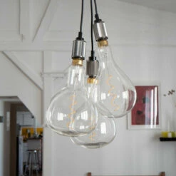 XANLITE - Ampoule LED Giant Fiole / Vintage, Culot E27, 4W Cons. (30W Eq.), 323 Lumens, Lumière Blanc Chaud - RFDGE280RS -Pas Cher Ampoule LED Boutique 47378502 3