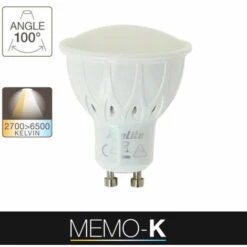 XANLITE - Ampoule LED Spot, Culot GU10, 6,5W Cons. (50W Eq.), Couleur De Lumière Variable - SG50SCCT -Pas Cher Ampoule LED Boutique 47378504 2