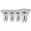 TOULUM - Lot De 3 Ampoules Spot + 1 Gratuite, Culot GU10, 5W Cons. Et 50W Eq., Lumière Blanche Neutre - PACK31TG50SCW