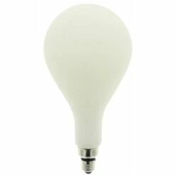 XANLITE - Ampoule LED Déco éclairante Poire Opaline Au Verre Lacté, Culot E27, 24W Cons. (185W Eq.), 3200 Lumens, Lumière Blanc Neutre - RFDGE3000GOCW