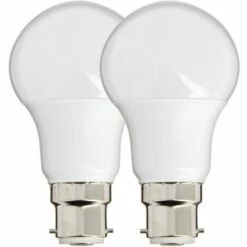 XANLITE - Lot De 2 Ampoules LED A60, Culot B22, 10W Cons. (60W Eq.), Lumière Blanc Chaud - PACK2EB806G
