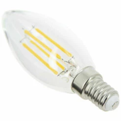 XANLITE - Ampoule à Filament LED Flamme, Culot E14, 4W Cons. (40W Eq.), Lumière Blanc Chaud - RFV470F -Pas Cher Ampoule LED Boutique 47378625 5