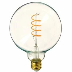 XANLITE - Ampoule LED G125, Culot E27, 4W Cons. (28W Eq.), Lumière Blanc Chaud - RFDE280B125S