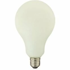 XANLITE - Ampoule Déco éclairante Opaline, Culot E27, 12W Cons. (100W Eq.), Blanc Neutre (4000K) - RFDMGE1521GOCW