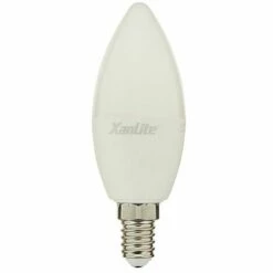 XANLITE - Lot X5 Ampoules LED Flamme, Culot E14, 5,5W Cons. (40 W éq), Lumière Blanc Chaud - PACK5EV470F -Pas Cher Ampoule LED Boutique 47378676 4