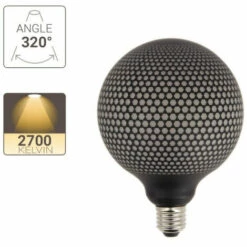 XANLITE - Ampoule Déco LED Filament, Aspect Point Noir, G125, Culot E27, 4W Cons. 2700K Blanc Chaud - RFDEB125GRAPHRO -Pas Cher Ampoule LED Boutique 47378686 5