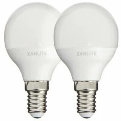 XANLITE - Lot De 2 Ampoules LED P45 - Culot E14 - Classique - PACK2EV470P