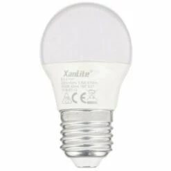 XANLITE - Ampoule LED P45, Culot E27, 6 Cons. (40W Eq.), Lumière Blanc Chaud - EE470P