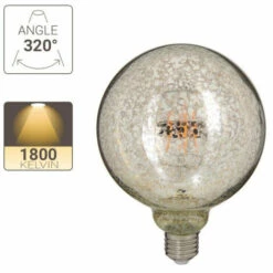 XANLITE - Ampoule LED G125, Culot E27, 4W Cons. (24W Eq.), Lumière Blanc Chaud - RFDE400B125AT -Pas Cher Ampoule LED Boutique 47378776 4