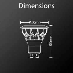 SUPRALED - Ampoule LED (Spot), Culot GU10, Conso. 4,8W (eq. 35W), 230 Lumens, Blanc Chaud - LG35WS -Pas Cher Ampoule LED Boutique 47378799 4