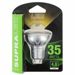 SUPRALED - Ampoule LED (Spot), Culot GU10, Conso. 4,8W (eq. 35W), 230 Lumens, Blanc Chaud - LG35WS -Pas Cher Ampoule LED Boutique 47378799 5