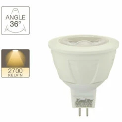 XANLITE - Ampoule LED Spot, Culot GU5.3, 7W Cons. (50W éq.), Angle Focalisé, Lumière Blanche Chaude - VM50S -Pas Cher Ampoule LED Boutique 47378802 3