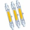 R7s 118mm Ampoule LED,Betterlife 00W Double Extrémité Lampe Linéaire J118 220V 3000 Lumen équivalent Halogène Blanc Naturel 4000K Pour Projecteur, Salon, Jardin,Non-Dimmable, Lot De 3 [Classe énergétique A++] -Pas Cher Ampoule LED Boutique 47590194 1