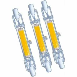 R7s 118mm Ampoule LED,Betterlife 00W Double Extrémité Lampe Linéaire J118 220V 3000 Lumen équivalent Halogène Blanc Naturel 4000K Pour Projecteur, Salon, Jardin,Non-Dimmable, Lot De 3 [Classe énergétique A++]