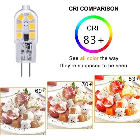 LONGZIMING G4 LED 2W 12 V AC/DC Blanc Froid 6000K Pour Hotte Aspirante, 200lm, Équivalent Ampoule Halogène G4 10W 20W, Non Dimmable, Bi-pin LED G4 12V Pour Lustre/Camping-car, Lot De 6 7 LONGZIMING G4 LED 2W 12 V AC/DC Blanc Froid 6000K Pour Hotte Aspirante, 200lm, Équivalent Ampoule Halogène G4 10W 20W, Non Dimmable, Bi-pin LED G4 12V Pour Lustre/Camping-car, Lot De 6 – Image 5