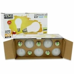 ARUM LIGHTING Lot De 10 Ampoules LED E27 8W Eq 60W 806lm | Température De Couleur: Blanc Chaud 2700K -Pas Cher Ampoule LED Boutique 50483427 4