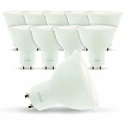 ARUM LIGHTING Lot De 10 Ampoules LED GU10 7W Eq 60W | Température De Couleur: Blanc Chaud 2700K