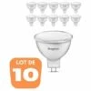 BRAYTRON Lot De 10 Ampoules LED GU5.3 5W (Eq. 32W) 2700K 110° -Pas Cher Ampoule LED Boutique 50655376 1