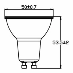 BRAYTRON Ampoule LED GU10 5.5W (Eq. 50W) 2700K 38° Dimmable -Pas Cher Ampoule LED Boutique 50882578 3