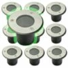 MYLUMI 10 X Spot Exterieur Encastrable Pour Led GU10 Acier Rond -Pas Cher Ampoule LED Boutique 52887771 1