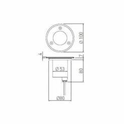 MYLUMI 10 X Spot Exterieur Encastrable Pour Led GU10 Acier Rond -Pas Cher Ampoule LED Boutique 52887771 3
