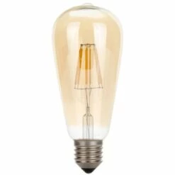 THSINDE Ampoule LED Edison, 6 Pièces Ampoule LED E27 Vintage Lampe Décorative Rétro Edison Ampoule Antique Lampe ST64 2W 2700k LED Filament Pour Restaurant Café Bar Ampoules à Incandescence -Pas Cher Ampoule LED Boutique 53346498 5