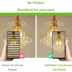 G9 LED Blanc Chaud , G9 Ampoule LED 3W Équivalent à 28W 33W 40W Ampoules Halogènes, AC 220V-240V, Sans Scintillement, Paquet De 5, Betterlife [Classe énergétique A+] -Pas Cher Ampoule LED Boutique 53982519 4