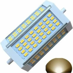 R7S LED J118 118mm Dimmable Ampoule 30W Réchauffez La Lumière 3000k Blanc Chaud AC 220V Projecteur De Pour équivaut R7S Halogène Incandescente De Remplacement -Macaron