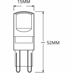 Osram Parathom LED Pin G9 2.6W 320lm - 827 Blanc Très Chaud | Équivalent 30W -Pas Cher Ampoule LED Boutique 55936789 4
