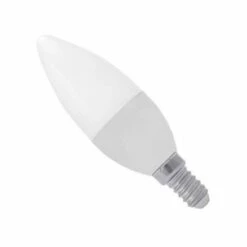Ampoule E14 LED 8W 220V C37 180° - Blanc Froid 6000K - 8000K - SILUMEN