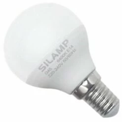 Ampoule E14 LED 8W 220V G45 300° - Blanc Neutre 4200k - 5500k - SILUMEN