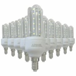 Ampoule E14 LED 7W Lynx 220V 360° CFL (Pack De 10) - Blanc Neutre 4200k - 5500k - SILUMEN