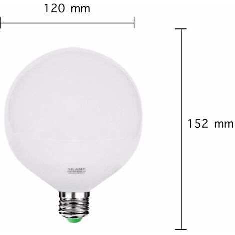 Ampoule E27 LED 20W 220V G120 300° - Blanc Chaud 2300k - 3500k - SILUMEN 4 Ampoule E27 LED 20W 220V G120 300° - Blanc Chaud 2300k - 3500k - SILUMEN – Image 2