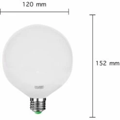 Ampoule E27 LED 20W 220V G120 300° (pack De 5) - Blanc Chaud 2300k - 3500k - SILUMEN -Pas Cher Ampoule LED Boutique 56326436 3