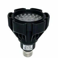 FALSE Ampoule E27 LED 35W NOIRE 220V PAR30 - Blanc Froid 6000K - 8000K - SILUMEN