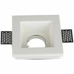V-TAC Spot LED Encastrable Carré GU10 Et GU5.3 (MR16) Corps En Plâtre Blanc -Pas Cher Ampoule LED Boutique 56847983 4
