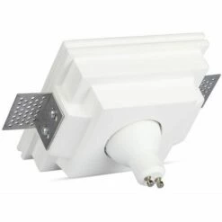 V-TAC Spot LED Encastrable Carré GU10 Et GU5.3 (MR16) Corps En Plâtre Blanc -Pas Cher Ampoule LED Boutique 56847983 5