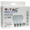 V-TAC Ampoule LED E27 9W A60 2700K (Boite 3 Pièces) -Pas Cher Ampoule LED Boutique 56848255 1