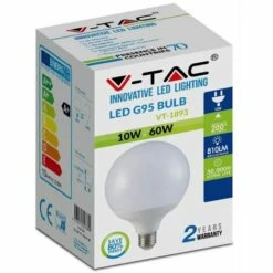 V-TAC Ampoule LED E27 10W G95 6400K -Pas Cher Ampoule LED Boutique 56857654 3