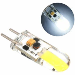 ASUPERMALL Dimmable Gy6.35 Led Lamp, Ampoule Led Cob En Silicone 12V Dc, 3W, Blanc -Pas Cher Ampoule LED Boutique 57111975 4