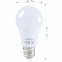 ASUPERMALL Ampoule Led E27, Avec Detecteur De Mouvement, 7W, Blanche, 2Pcs -Pas Cher Ampoule LED Boutique 57111981 5