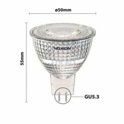 Noxion Spot LED GU5.3 MR16 6.1W 621lm 36D - 830 Blanc Chaud| Équivalent 50W -Pas Cher Ampoule LED Boutique 57158761 4