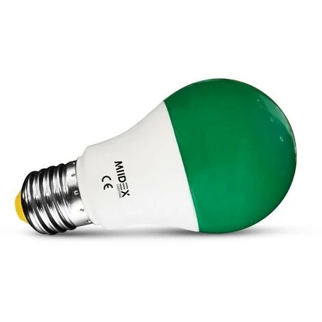 MIIDEX LIGHTING Ampoule Led Verte 10W (100W) E27 Bulb Coloré 3 MIIDEX LIGHTING Ampoule Led Verte 10W (100W) E27 Bulb Coloré