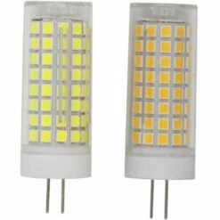LITZEE Ampoule LED G4 Dimmable 10W (équivalent Au Remplacement D'une Lampe Halogène 100W) Lumière De Maïs LED Blanc Chaud 3000K, Adaptée Aux Lampes Suspendues Du Salon Familial Et De La Chambre, Culot G4 à Deux Broches, 102 LED 2835 SMD, 4 Pièces Ampoule LED G4 -Pas Cher Ampoule LED Boutique 57657921 4